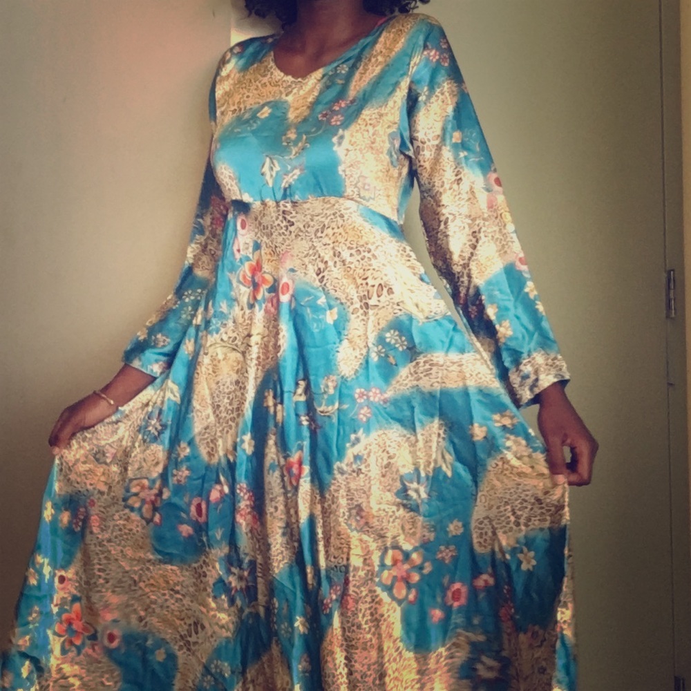 Long flowy dress